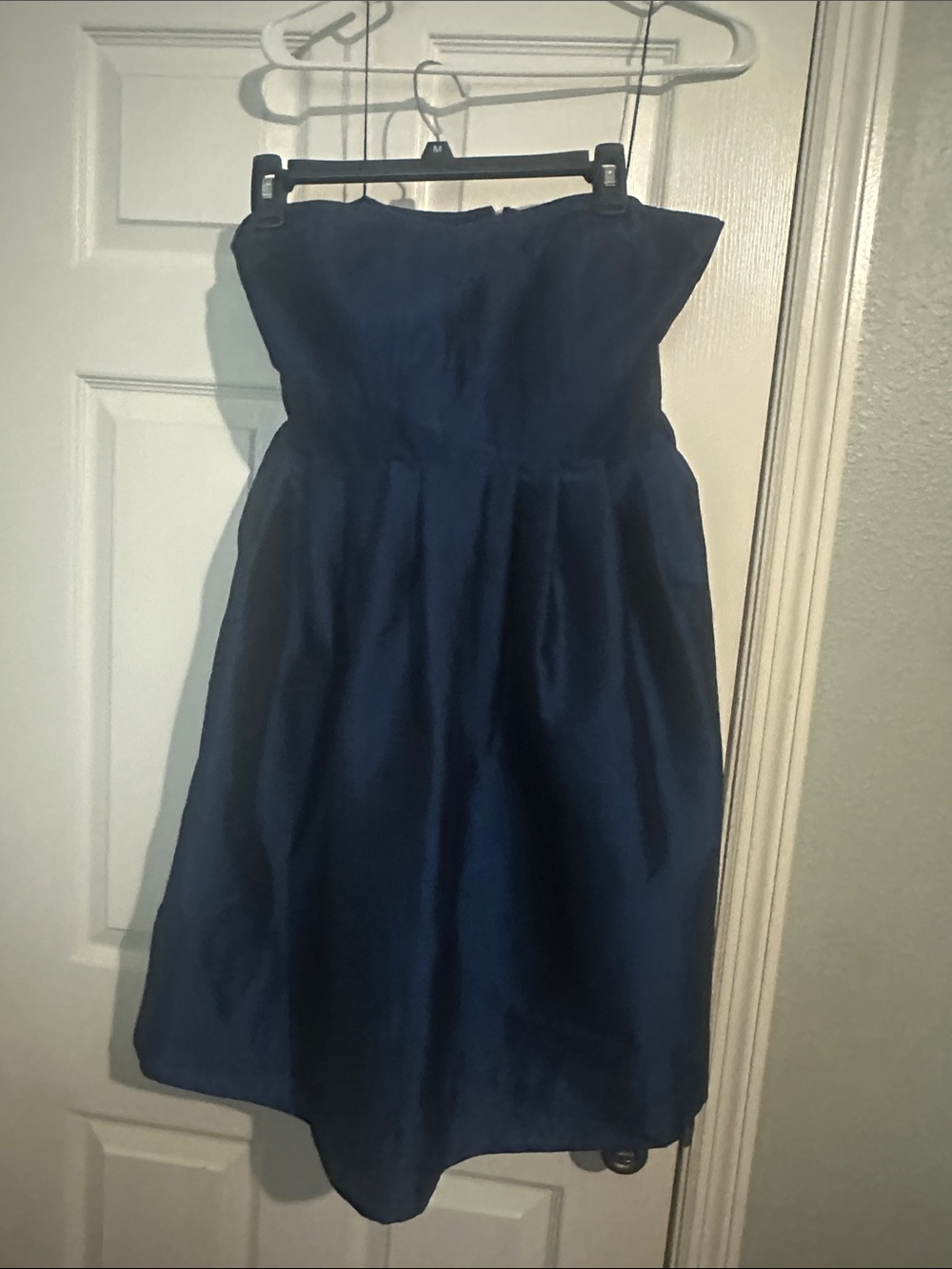 Donna Morgan Strapless Midnight Blue Party Dress